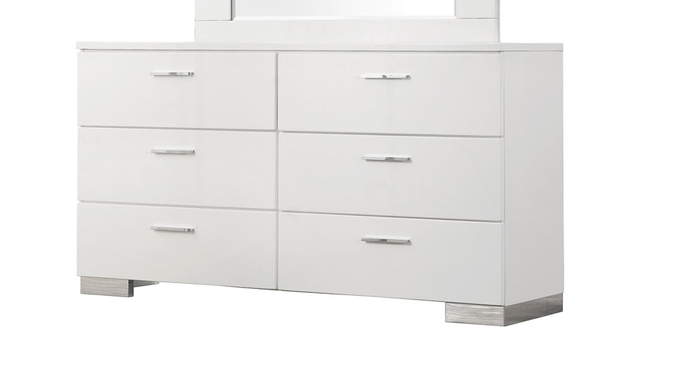 Coaster - Felicity Dresser (Glossy White) - 203503 veiw 1