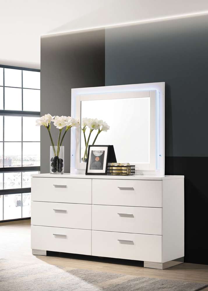 Coaster -  Felicity Mirror - 203504LED veiw 3