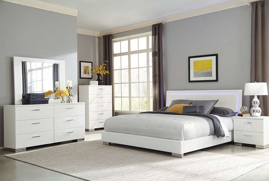 Coaster -  Felicity Q 5Pc Set (Q.Bed,Ns,Dr,Mr,Ch) - 203500Q-S5 veiw 1