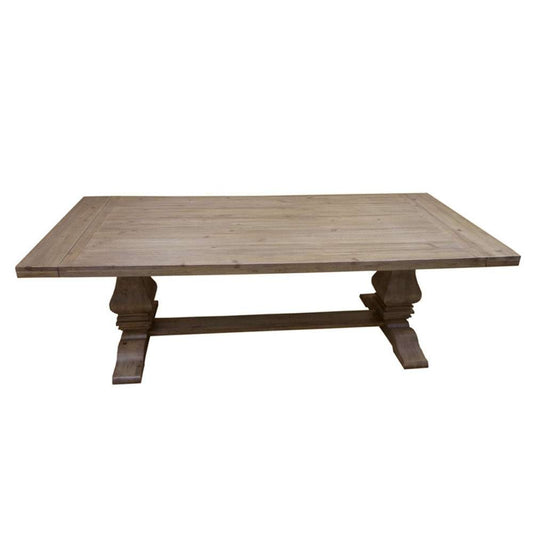 Coaster - Florence Rectangular Dining Table With Double Pedestals Base - 180201 veiw 1