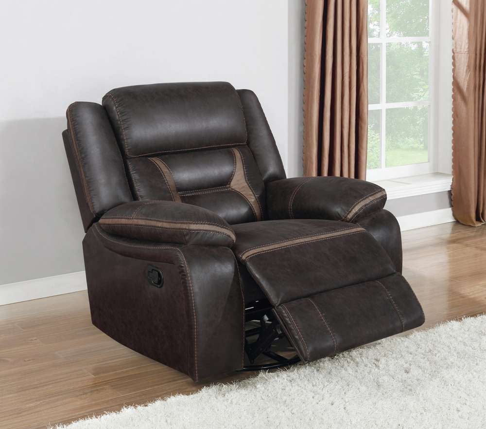 Coaster -  Greer Swivel Glider Recliner - 651356 veiw 5