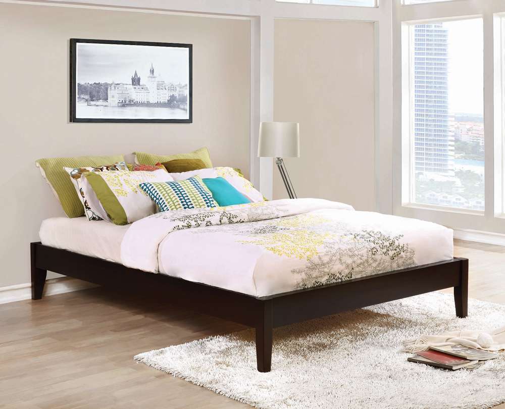 Coaster -  Hounslow Platform Bed Queen Bed - 300555Q veiw 1