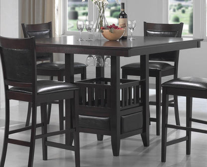 Coaster - Jaden Counter Height Table in Cappuccino Finish - 100958 veiw 1