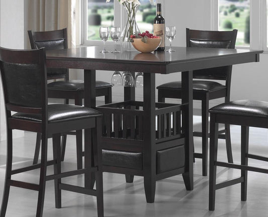 Coaster - Jaden Counter Height Table in Cappuccino Finish - 100958 veiw 1