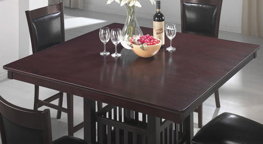 Coaster - Jaden Counter Height Table in Cappuccino Finish - 100958 veiw 2