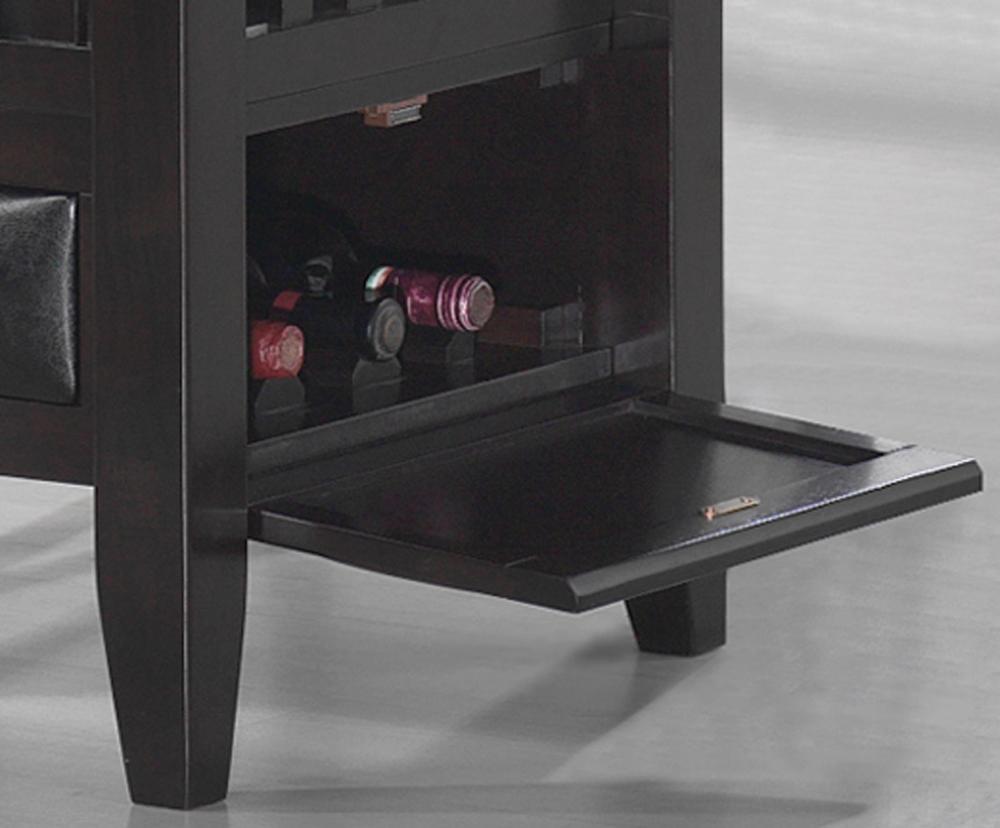 Coaster - Jaden Counter Height Table in Cappuccino Finish - 100958 veiw 3