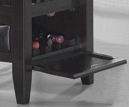 Coaster - Jaden Counter Height Table in Cappuccino Finish - 100958 veiw 3