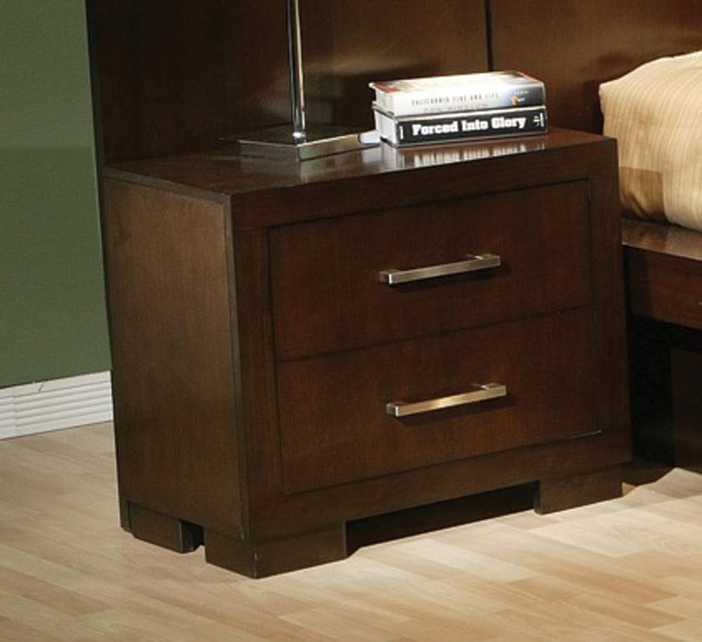 Coaster - Jessica Night Stand in Cappuccino Finish - 200712 veiw 1