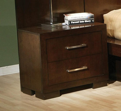Coaster - Jessica Night Stand in Cappuccino Finish - 200712 veiw 1