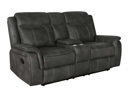 Coaster -  Lawrence Motion Loveseat W/ Console - 603505 veiw 1