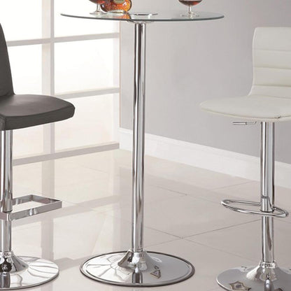 Coaster - Thea Led Bar Table (Chrome) - 122400 veiw 1