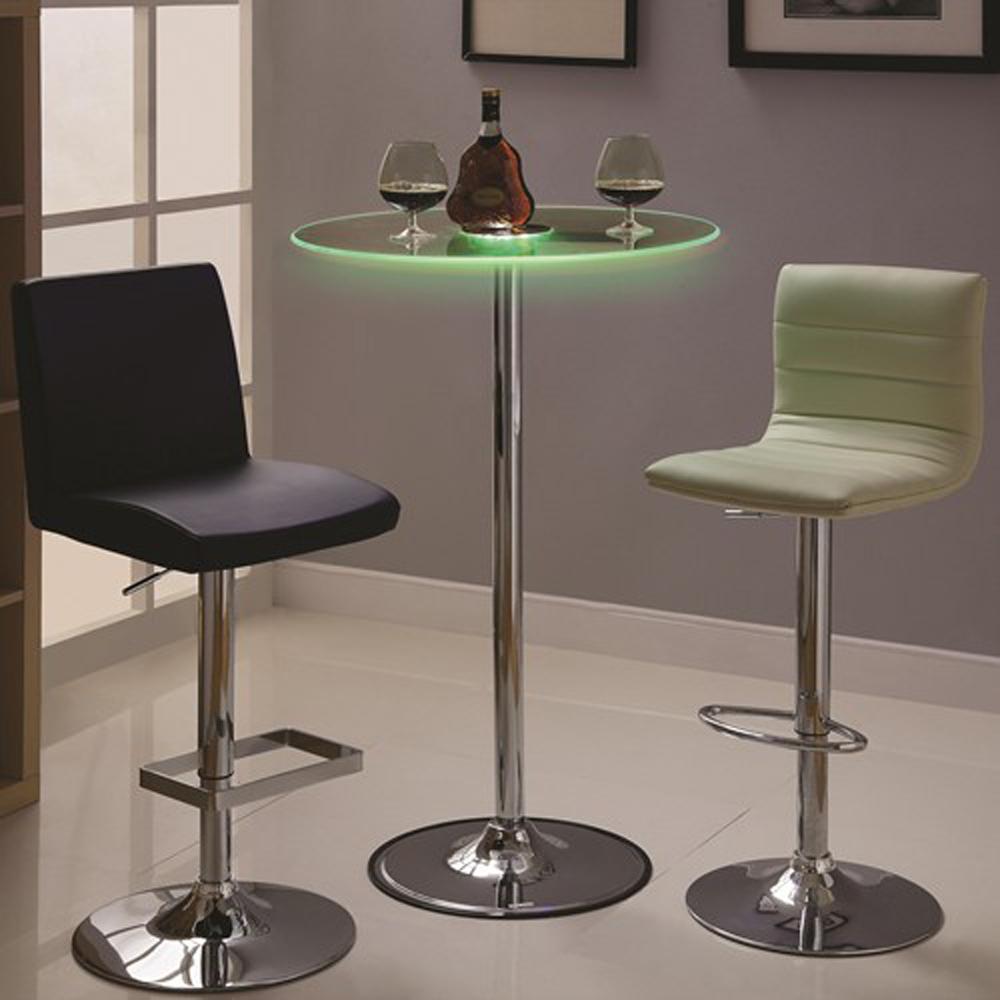 Coaster - Thea Led Bar Table (Chrome) - 122400 veiw 6