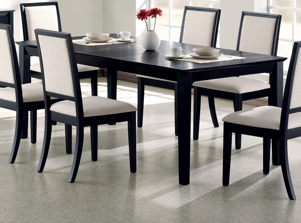 Coaster - Louise Lexton Dining Table in Black Finish - 101561 veiw 1