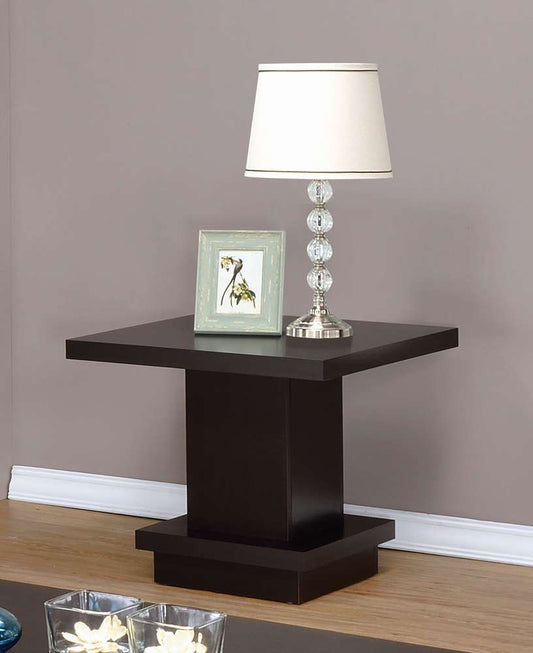 Coaster - Reston Living Room: Wood Top Occasional Tables End Table - 705167 veiw 1
