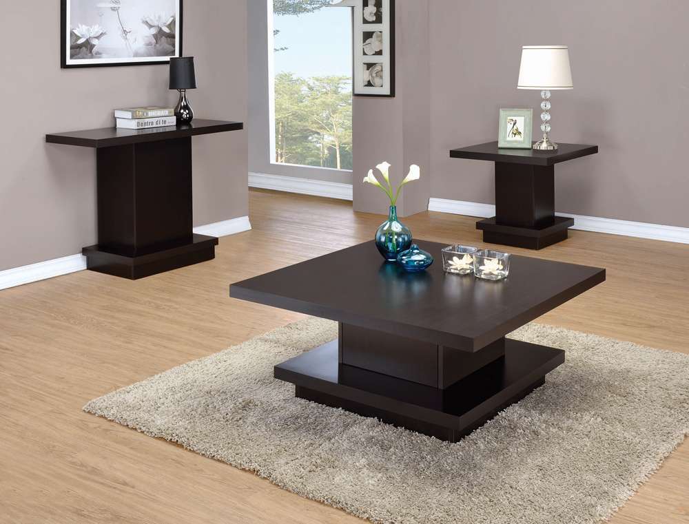 Coaster - Reston Living Room: Wood Top Occasional Tables End Table - 705167 veiw 2