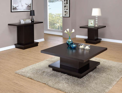 Coaster - Reston Living Room: Wood Top Occasional Tables End Table - 705167 veiw 2