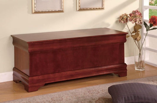 Coaster - Pablo Louis Philippe Cherry Cedar Chest in Cherry Finish - 900022 veiw 1