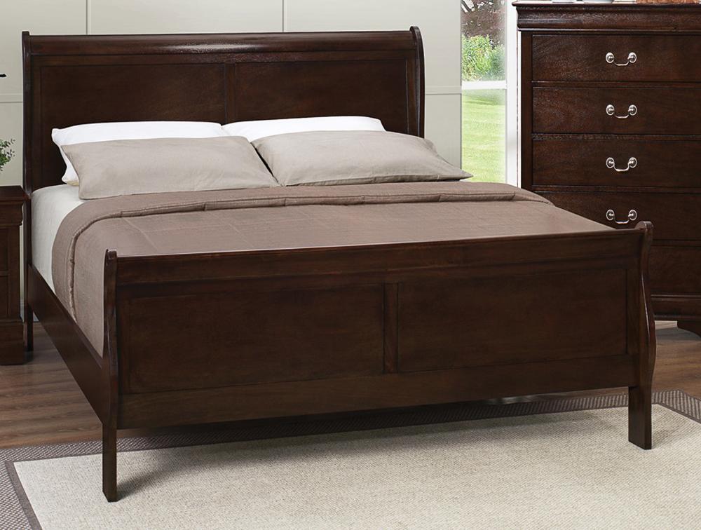 Coaster - Louis Philippe Eastern King Bed in Cappuccino Finish - 202411KE veiw 1