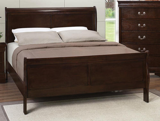 Coaster - Louis Philippe Eastern King Bed in Cappuccino Finish - 202411KE veiw 1