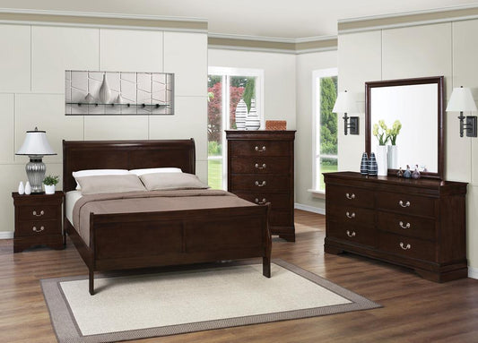 Coaster - Louis Philippe Full Bed in Cappuccino Finish - 202411F veiw 2
