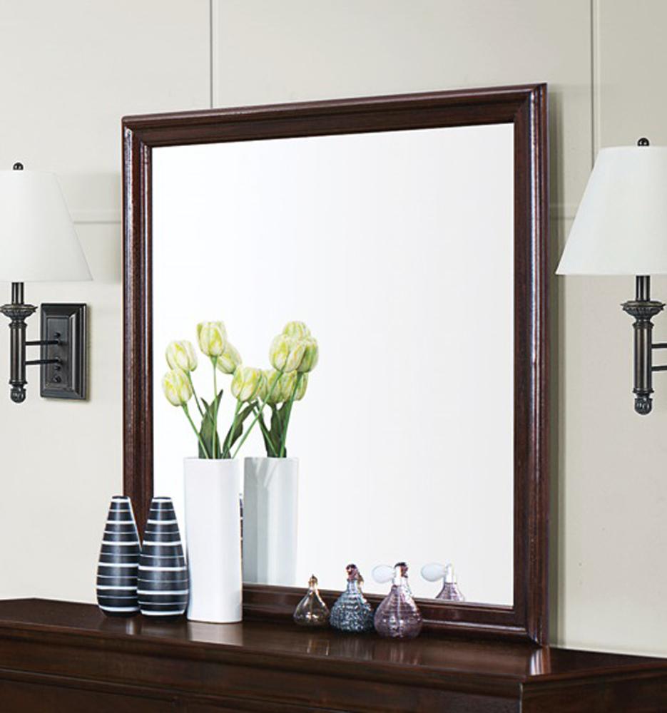 Coaster - Louis Philippe Mirror in Cappuccino Finish - 202414 veiw 1