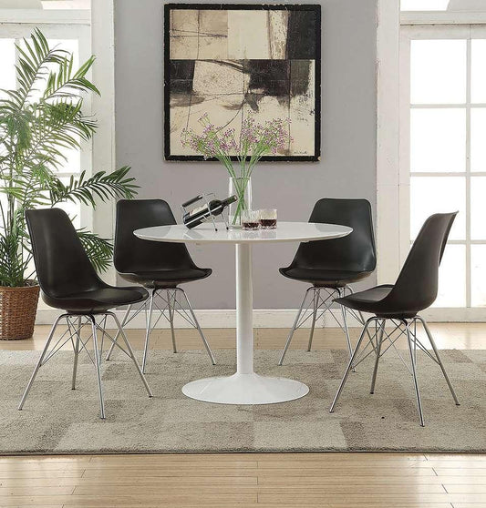 Coaster -  Lowry Round Dining Table - 105261 veiw 2