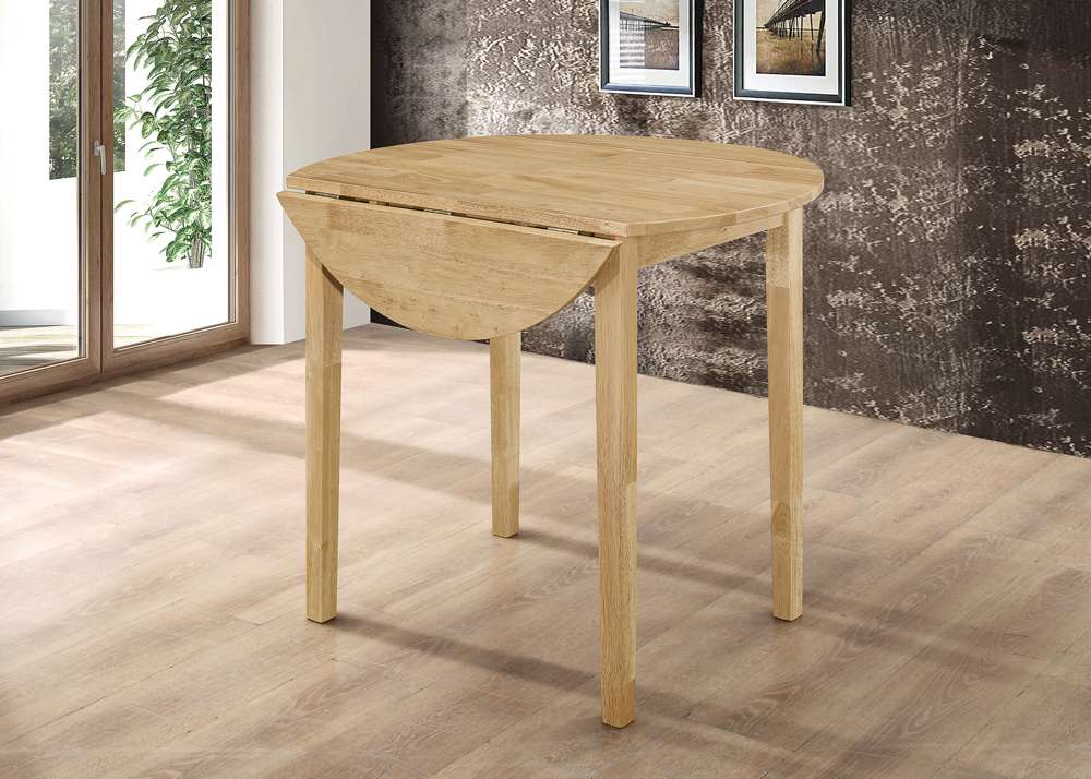 Bucknell Drop-Leaf Natural Dining Set - Thumbnail 4