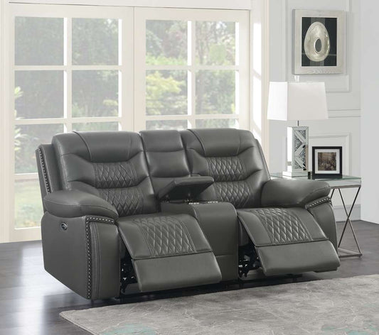 Coaster - Flamenco  Power Loveseat - 610205P veiw 2