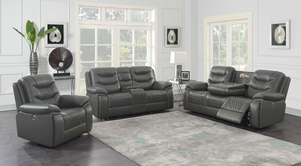 Coaster - Flamenco  Power Loveseat - 610205P veiw 3