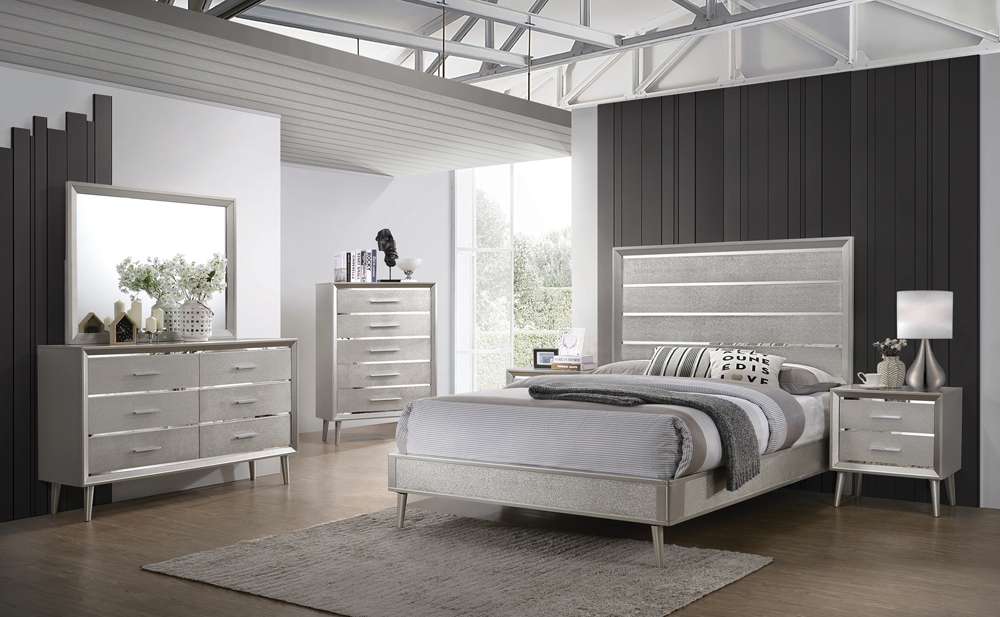 Coaster -  Ramon Queen Bed - 222701Q veiw 2