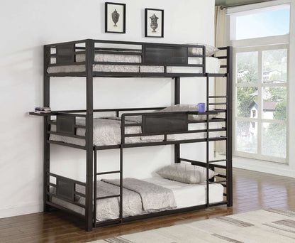 Coaster -  Rogen Triple Bunk Bed T / T / T Triple Bunk Bed - 460394T veiw 1