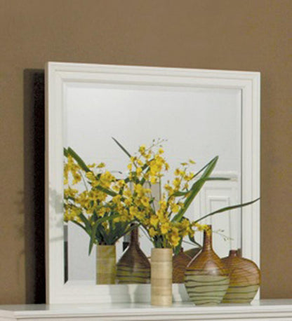 Coaster - Sandy Beach Glenmore Mirror in White Finish - 201304 veiw 1