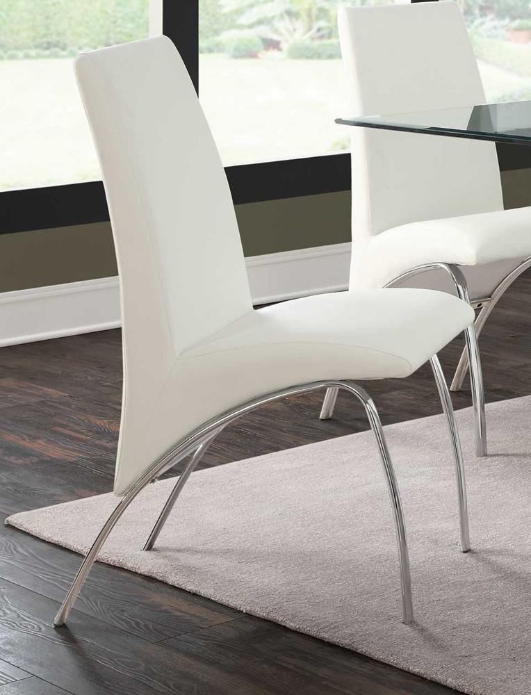 Coaster - Bishop Side Chair (White) (Set of 2) - 121572 veiw 1