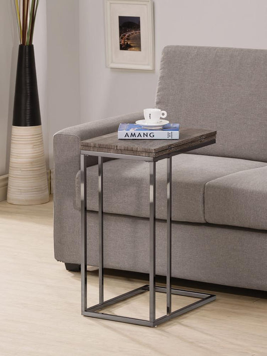 Coaster - Pedro Snack Table (Weathered Grey) - 902864 veiw 1