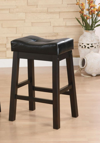 Coaster - Donald Sofie 24in Bar Stool in Dark Cherry Finish (Set of 2) - 120519 veiw 1