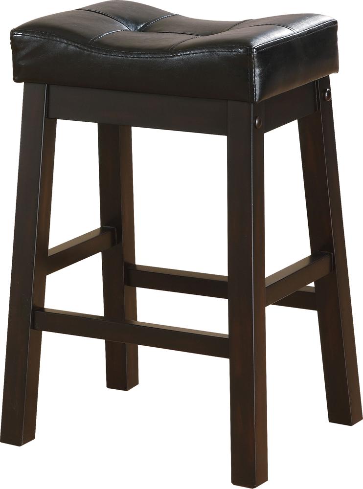Coaster - Donald Sofie 24in Bar Stool in Dark Cherry Finish (Set of 2) - 120519 veiw 2