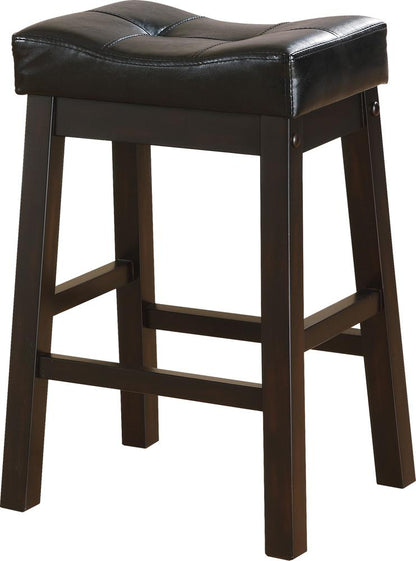 Coaster - Donald Sofie 24in Bar Stool in Dark Cherry Finish (Set of 2) - 120519 veiw 2