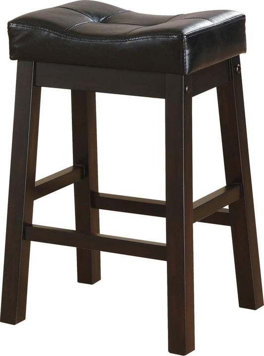 Coaster - Donald Sofie 24in Bar Stool in Dark Cherry Finish (Set of 2) - 120519 veiw 2
