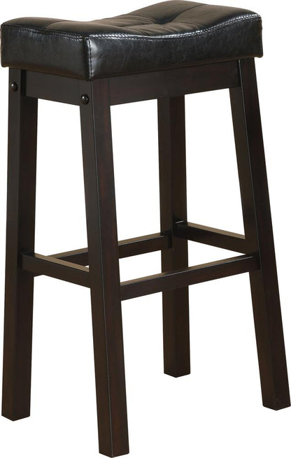Coaster - Donald Sofie 29in Bar Stool in Dark Cherry Finish (Set of 2) - 120520 veiw 2