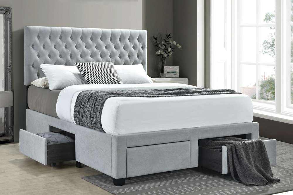 Coaster -  Soledad Upholstered Bed E King Storage Bed - 305878KE veiw 2
