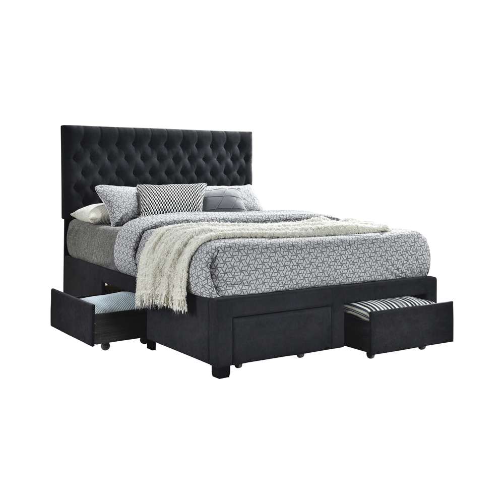 Coaster -  Soledad Upholstered Bed Queen Storage Bed - 305877Q veiw 1