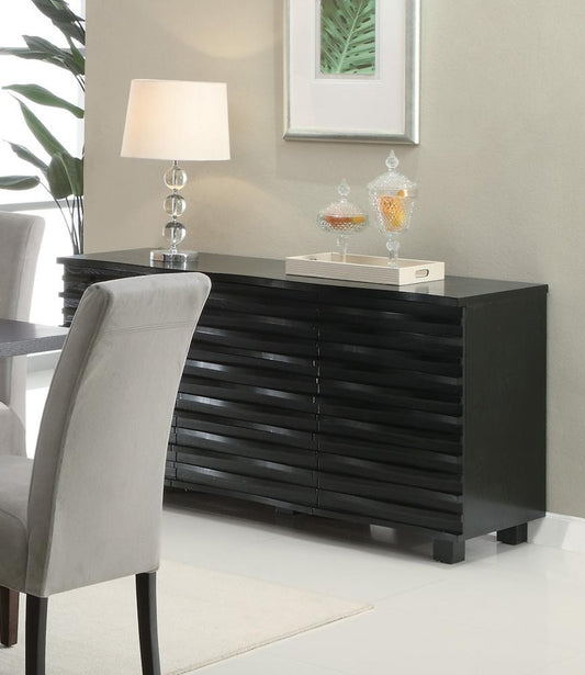 Coaster - Stanton Black Server - 102065 veiw 1