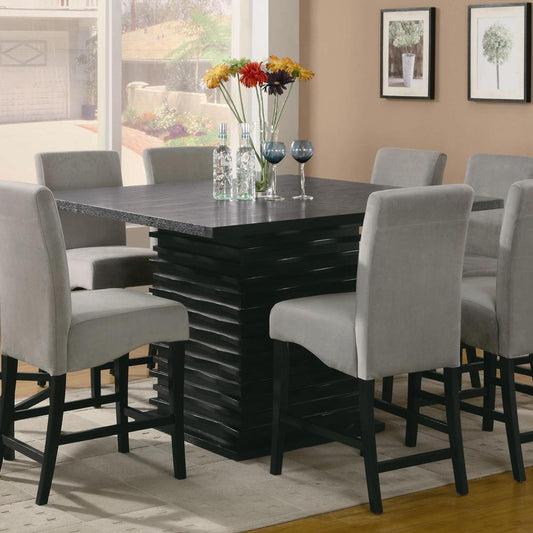 Coaster - Stanton Table in Black Finish - 102068 veiw 1