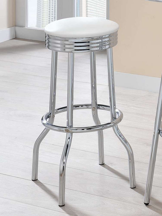 Coaster - Theodore Swivel Bar Stool - 2299W (Set of 2) veiw 1