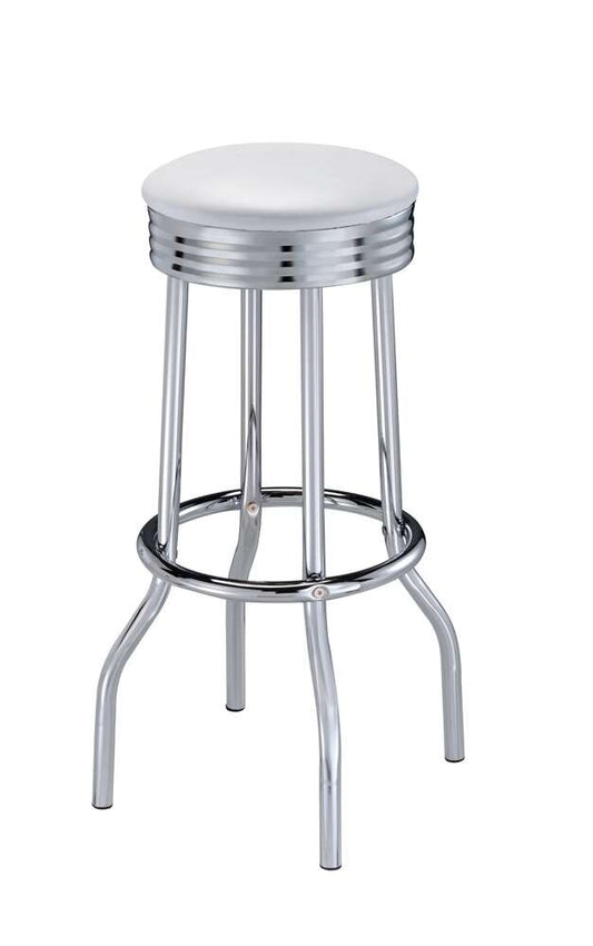 Coaster - Theodore Swivel Bar Stool - 2299W (Set of 2) veiw 2