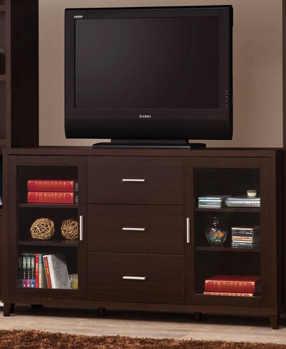 Coaster - Lewes Tv Console (Cappuccino) - 700881 veiw 1