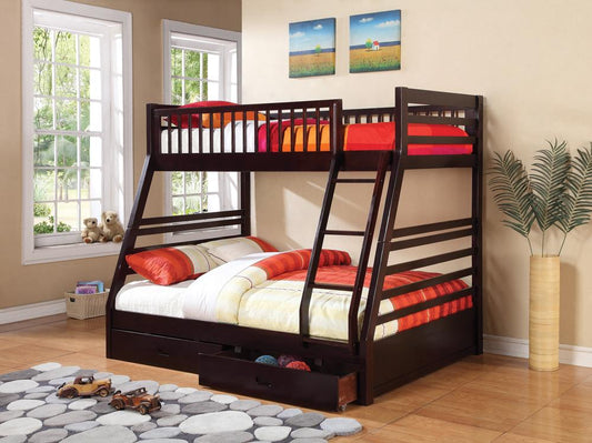 Coaster - Ashton Twin/Full Bund Bed (Cappuccino) - 460184 veiw 1