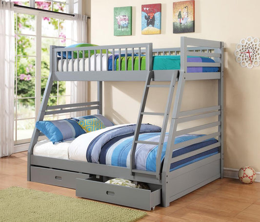 Coaster - Ashton Twin/Full Bund Bed (Grey) - 460182 veiw 1