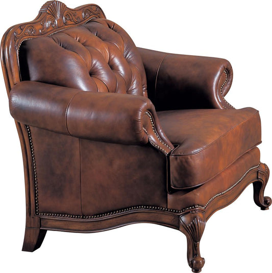 Coaster - Victoria Chair (Warm Brown) - 500683 veiw 1