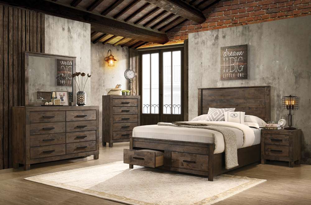 Coaster -  Woodmont E King Bed - 222631KE veiw 2